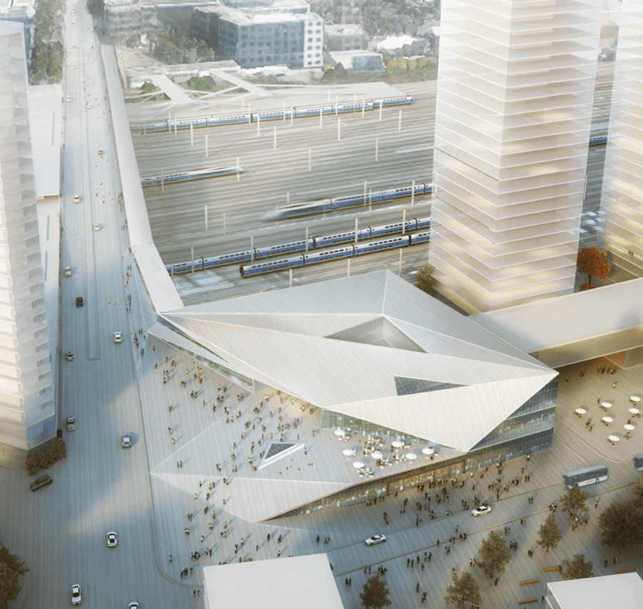 Gare Saint Denis Pleyel, Société du Grand Paris